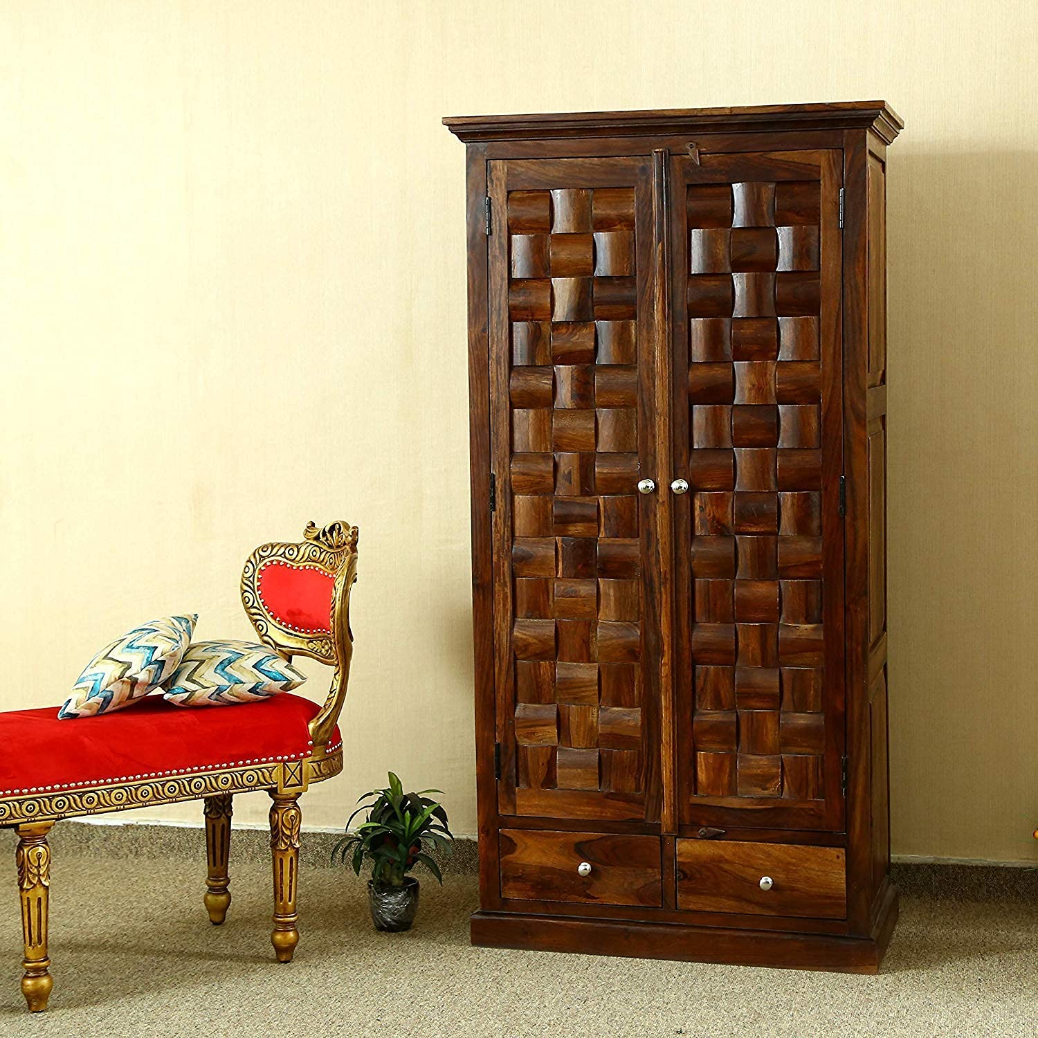 Sheesham and Teak Wood Wardrobes Durable and Timeless